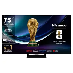 HISENSE - Televisor 75" ULED 4K GoogleTV PRO - Caja Reciclada