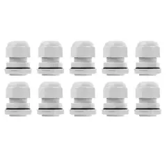 SOLIOT - Prensa Estopa Pg16 Ip68 (8.5 - 14mm) Blanco 10 Unidades