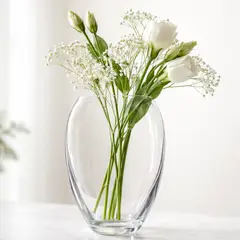 CRISTAL DE BOHEMIA - Florero de cristal Atelier 22,5 cm