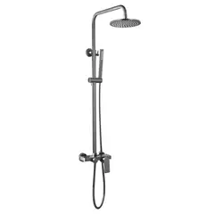 UNITEX - Columna de Ducha Canet Negro Grafito 73032-2GM