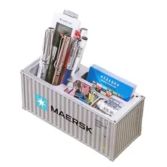 TODOK - Organizador Escritorio Porta Pinceles Contenedor Maersk