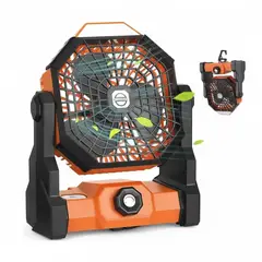 GENERICO - Ventilador Portátil Camping Acampar Recargable Usb Luz Led