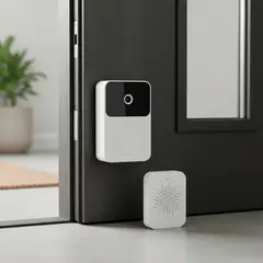 IRM - Timbre Camara Wifi Seguridad Video Portero Inalambrico Smart App Celular Vision Nocturna FIGOIMPORT