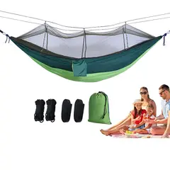 GENERICO - Hamaca Portátil Con Mosquitero Para Camping Aire Libre