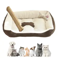 KINDA NICE - Cama Suave Para Mascotas Perros Y Gatos Talla 90x70cm