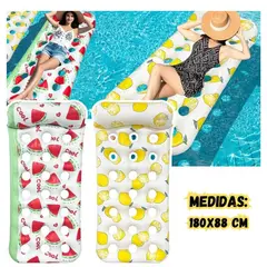 GENERICO - Colchoneta Para Piscina Inflable 180x88cm