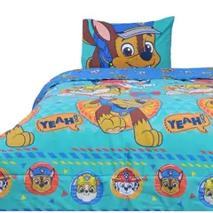 GENERICO - Cubrecama Nordico niña niño Paw Patrol turquesa