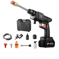 GENERICO - HIDROLAVADORA INALAMBRICA PULVERIZADORA PORTATIL 68V