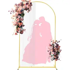 KUANGYE - Base Estructura Arco Globos Decoraciones Aro 180×80 CM Para Boda Cumpleaños Y Jardín Evento