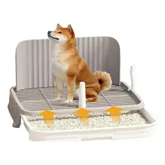 KUANGYE - Baño Para Perros Con Poste Urinario Higiénico Y Fácil De Limpiar