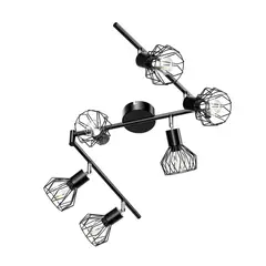 HALMAN - Estructura de Techo Articulada 6 Puntos Diseño Diamante Negro