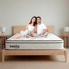GENERICO - Colchon 2 Plazas Resortes 150x200x30 Kasita Premium Supremo