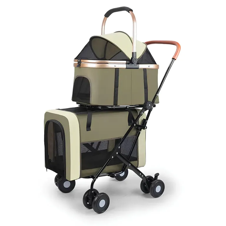 Coche Doble Para Mascotas Acura Verde a $63.990