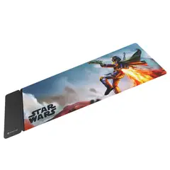 PRIMUS GAMING - PMP-S17BF-XL Alfombrilla Gamer Star Wars XL 30×80 cm, con Carga Inalámbrica 15W, Mouse Pad Gaming Antideslizante, Base Magnética Desmontable