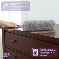 SWIPE AND SHINE - Plumero Microfibra Limpieza Saca Polvo Hogar Swipe & Shine