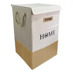 HD HOGAR SPA - Cesta Canasto Ropa Sucia Con Tapa Y Manijas Plegable
