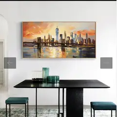 DEKAM DISEÑO - Cuadro Porcelana Diamantes Diseño Andorra 140x70 cms