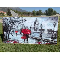 DEKAM DISEÑO - Cuadro Porcelana Diamantes Londres