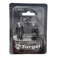 TARGET - Auriculares EarBuds Color Series Negro TT-E1460BK