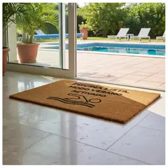 MORLAN - Alfombra Limpia Pies Tapete Personalizada Piscina Lista
