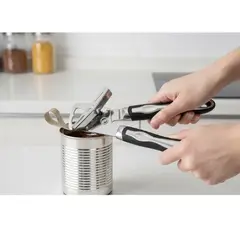 GENERICO - Abrelata Doble Función Acero Inoxidable