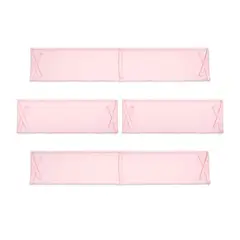 ATURE - Set 4pcs Protector Cuna Bebé Algodón 130x24 70x24cm