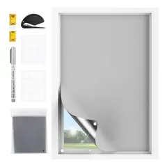 KUANGYE - Cortinas Blackout 420d Revestidas De Plata 145cm×200cm
