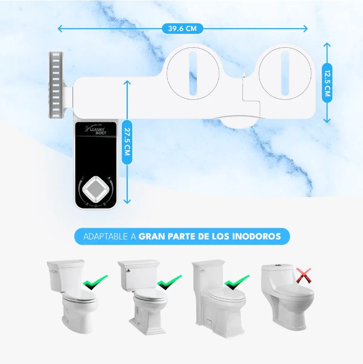 Bidet Wc Inodoro Ajustable Universal