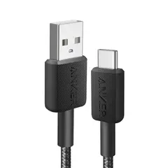 ANKER - Cable 322 USB-A a USB-C 1.8m 6ft Braided Black