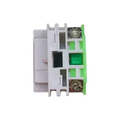 LEXO - Pulsador Plano Verde 1NO 22MM