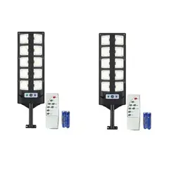 GENERICO - Lampara Led Solar 1000 Watts Exteriores Foco 1000w Negro