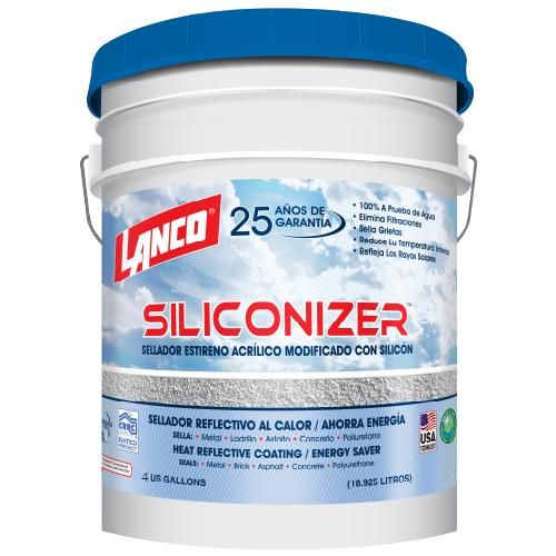 SELLADOR TECHOS SILICONIZER BLANCO 4GL - TN