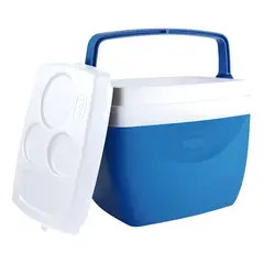 MOR - Cooler Nevera 12 Litros Hielera Termica 13 Latas Azul