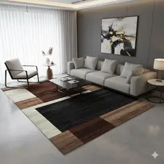 GENERICO - ALFOMBRA 200X240 CM DISEÑO CAFE MODERNA ELEGANTE DECORATIVA DCO