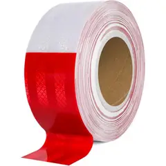 KUANGYE - Cinta Huincha Retrorreflectiva Reflectante Rojo 45 Mts×5cm