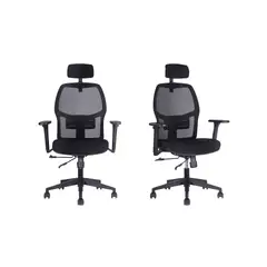 ACTIMOB - Silla profesional Andes con base cromada y cabecero