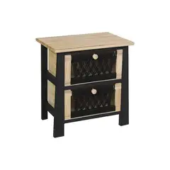 OEM - Velador Mesa De Noche Comoda Mueble Dormitorio Tejido