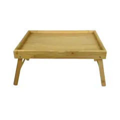 OEM - Mesa Desayuno Cama Mesa Laptop De Bamboo Madera 40cm