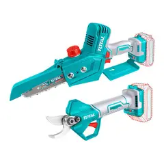 TOTAL TOOLS - COMBO TOTAL 20V ELECTROS 6+TIJERA PODA+2B 2A+C