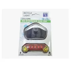 GENERICO - Set Luces Led Bicicleta Delantera Trasera Recargables
