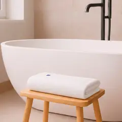 NAUTICA - Toalla de Baño Cuerpo Home 100% algodón alta calidad 76x152cm blanca