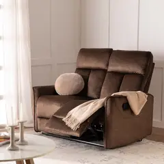 VYS SPA - SOFA RECLINABLE 2 CUERPOS COFFE MONACO