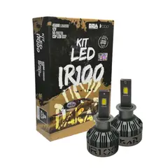 KOBO - Kit Ampolletas Turbo Led Canbus H3 45000Lm Dakar Ir100