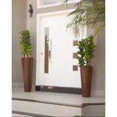 GENERICO - MACETERO CAFÉ ALCANTARA 75CM ALTO