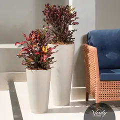 GENERICO - MACETERO GRANITO ALCANTARA 75CM ALTO