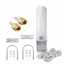 KINDA NICE - Antena ExteriorInterior para 2G3G4G LTE Doble Conector SMA 698-2700 MHz