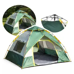 GENERICO - Carpa Camping Automática 4-5 Personas Impermeable Pop Up 856
