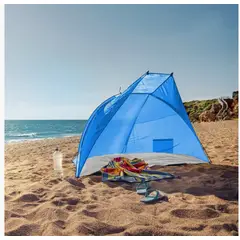 GENERICO - Carpa Paraviento Media Carpa Para Playa Camping 2 Personas