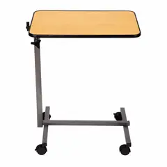 GLOMED - Mesa Con Ruedas Ajustable Para Cama - Café