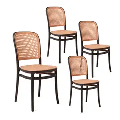 VENHOOUSE - Pack 4 Silla Comedor Moderna Polipropileno Lombardía